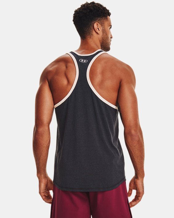 Men's Project Rock Outlaw Tank in Gray image number 1